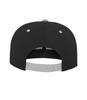 foto 2 Tweekleurige klassieke snapback pet zwart met zilver
