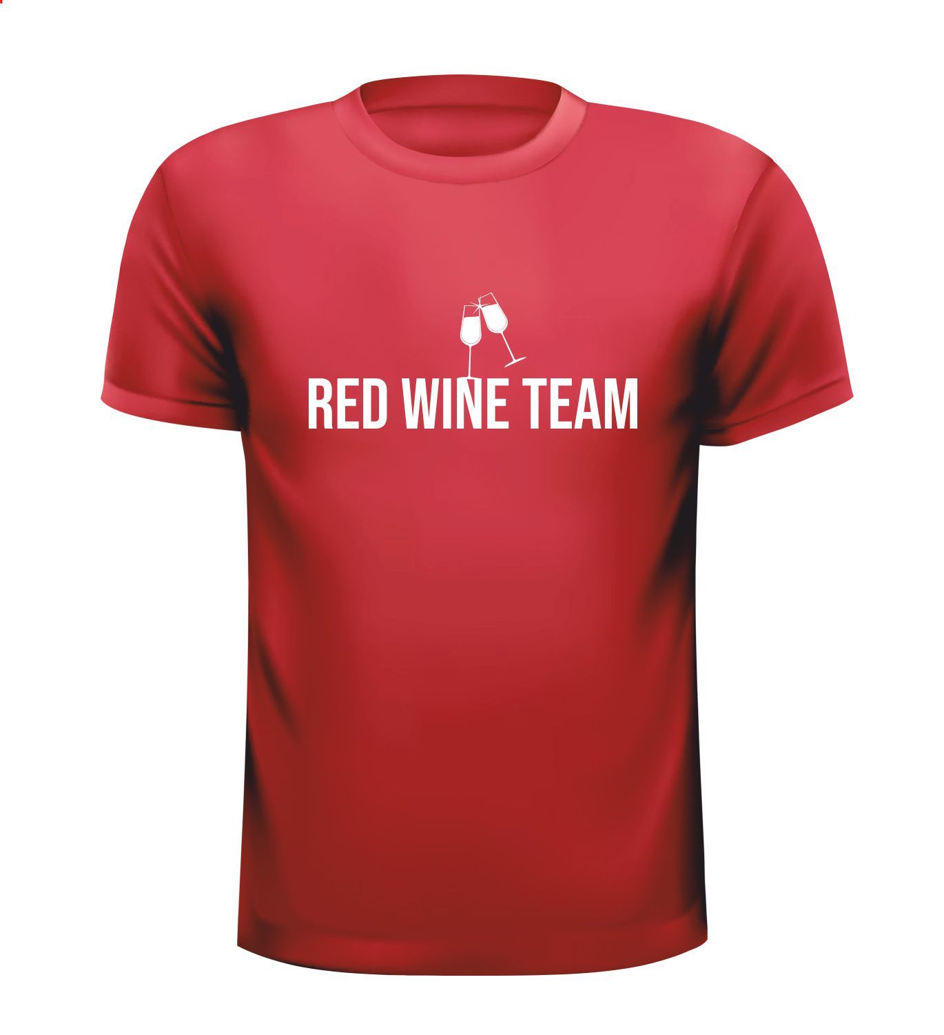 Rood T-shirt red wine team