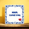 foto 4 Tegeltje mam i love you.