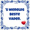 Tegeltje s werelds beste vader