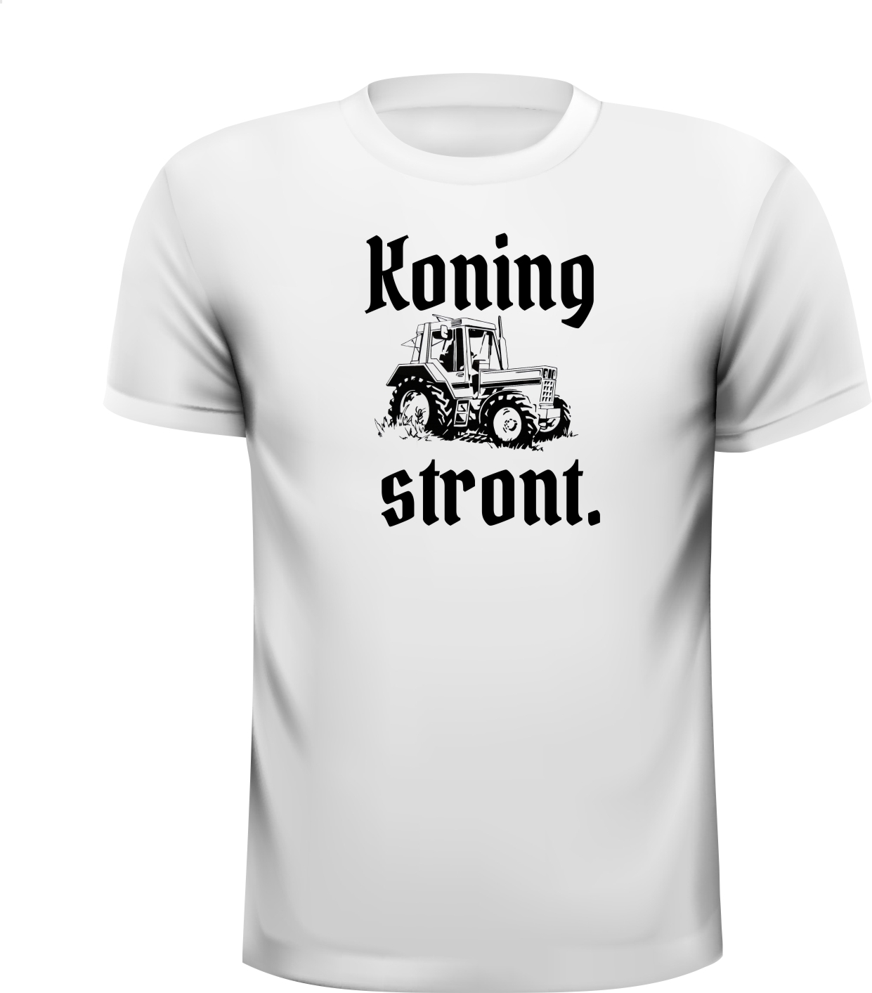 Boeren T-shirt koning stront