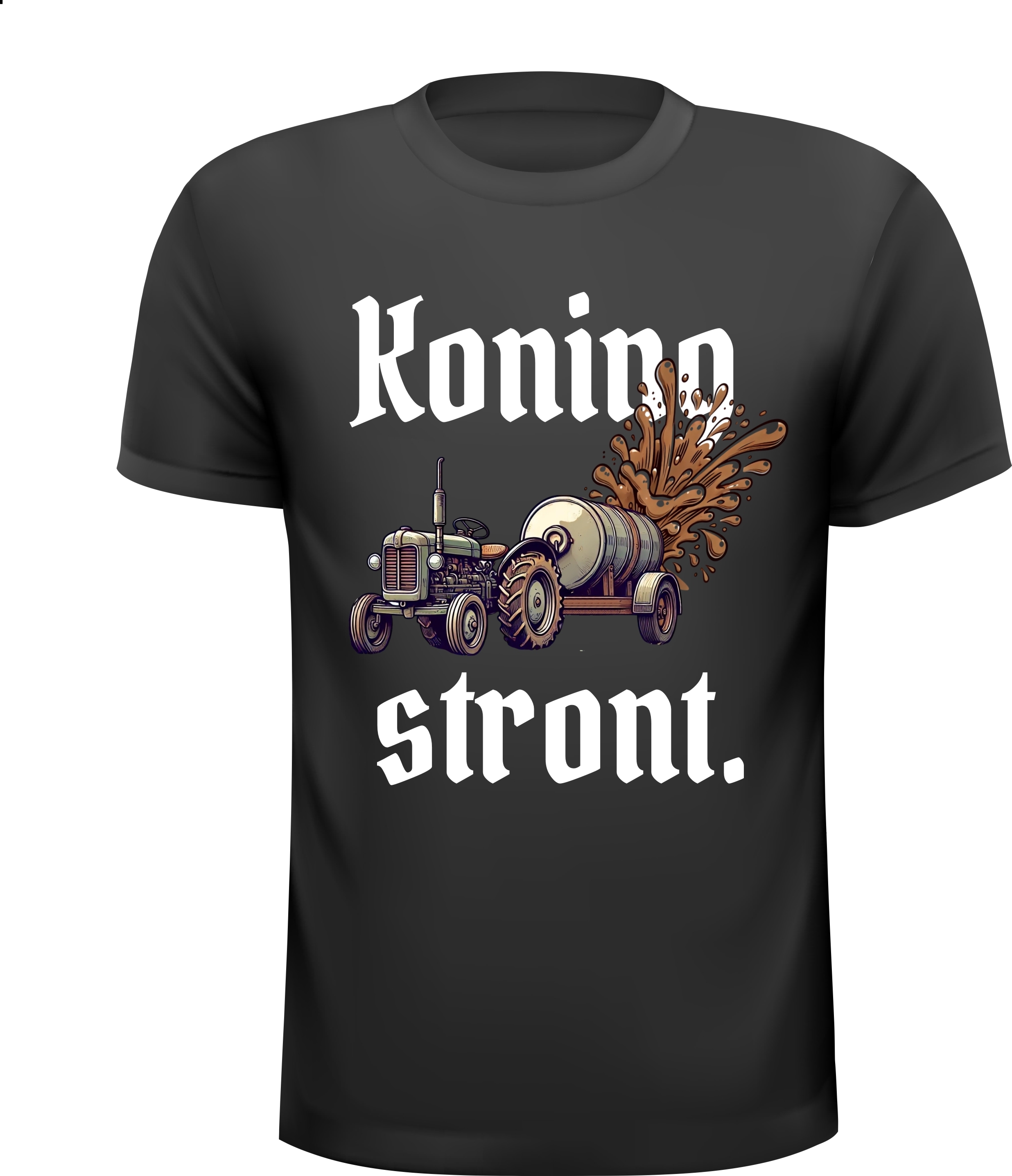 Boeren T-shirt koning stront