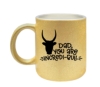 Foute gouden glitter Vaderdag mok Dad you are incredi-bull pap je bent geweldig grappig stier