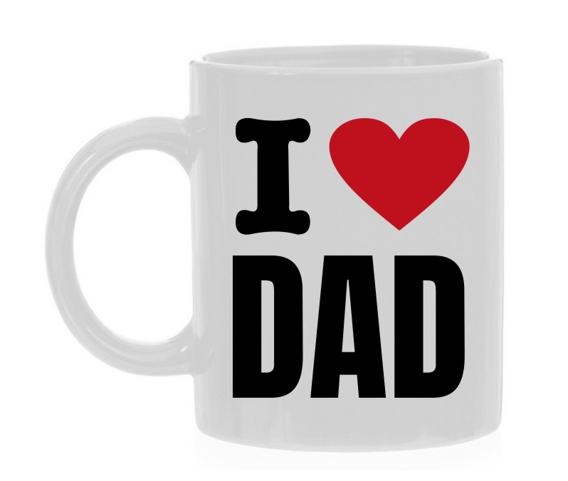 Mok i love dad ik hou van mijn vader Vaderdag koffie mok