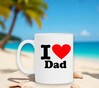 foto 2 Mok i love dad ik hou van mijn vader Vaderdag koffie mok