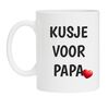Mok kusje voor papa Vaderdag