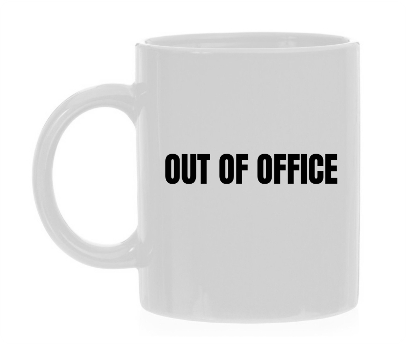 Mok Out of office afwezig kantoor werk
