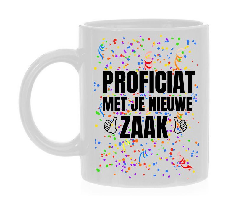 Mok proficiat met je nieuwe zaak