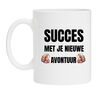 Mok succes met je nieuwe avontuur nieuwe werkgever nieuwe zaak