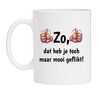 Mok Zo, dat heb je toch maar mooi geflikt! geslaagd