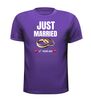 foto 3 T-shirt Just Married 12 and halve years ago pas getrouwd twaalf en half jaar geleden jaar geleden! 