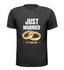 T-shirt just married 12,5 years ago pas getrouwd 12,5 Jaar geleden huwelijksjubileum shirt