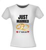 foto 14 T-shirt just married 12,5 years ago pas getrouwd 12,5 Jaar geleden huwelijksjubileum shirt