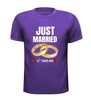 foto 3 T-shirt just married 12,5 years ago pas getrouwd 12,5 Jaar geleden huwelijksjubileum shirt