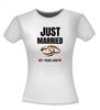 foto 14 T-shirt Just Married pas getrouwd een jaar geleden one year ago