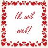 Tegeltje ik wil wel hartjes liefde