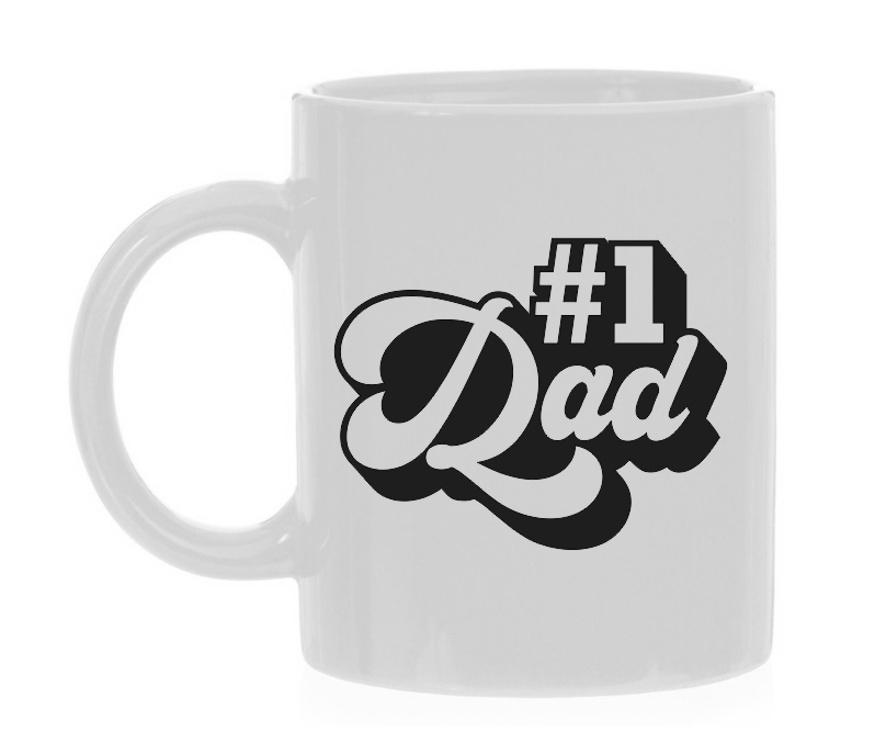 Vaderdag mok nummer one dad number 1 dad papa nummer 1