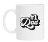 Vaderdag mok nummer one dad number 1 dad papa nummer 1