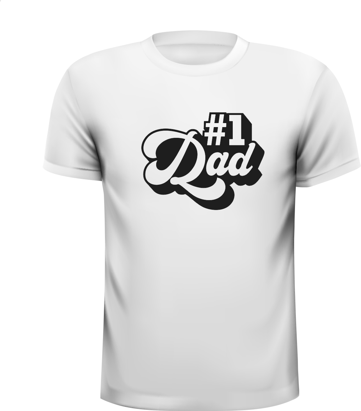 Vaderdag T-shirt number one dad