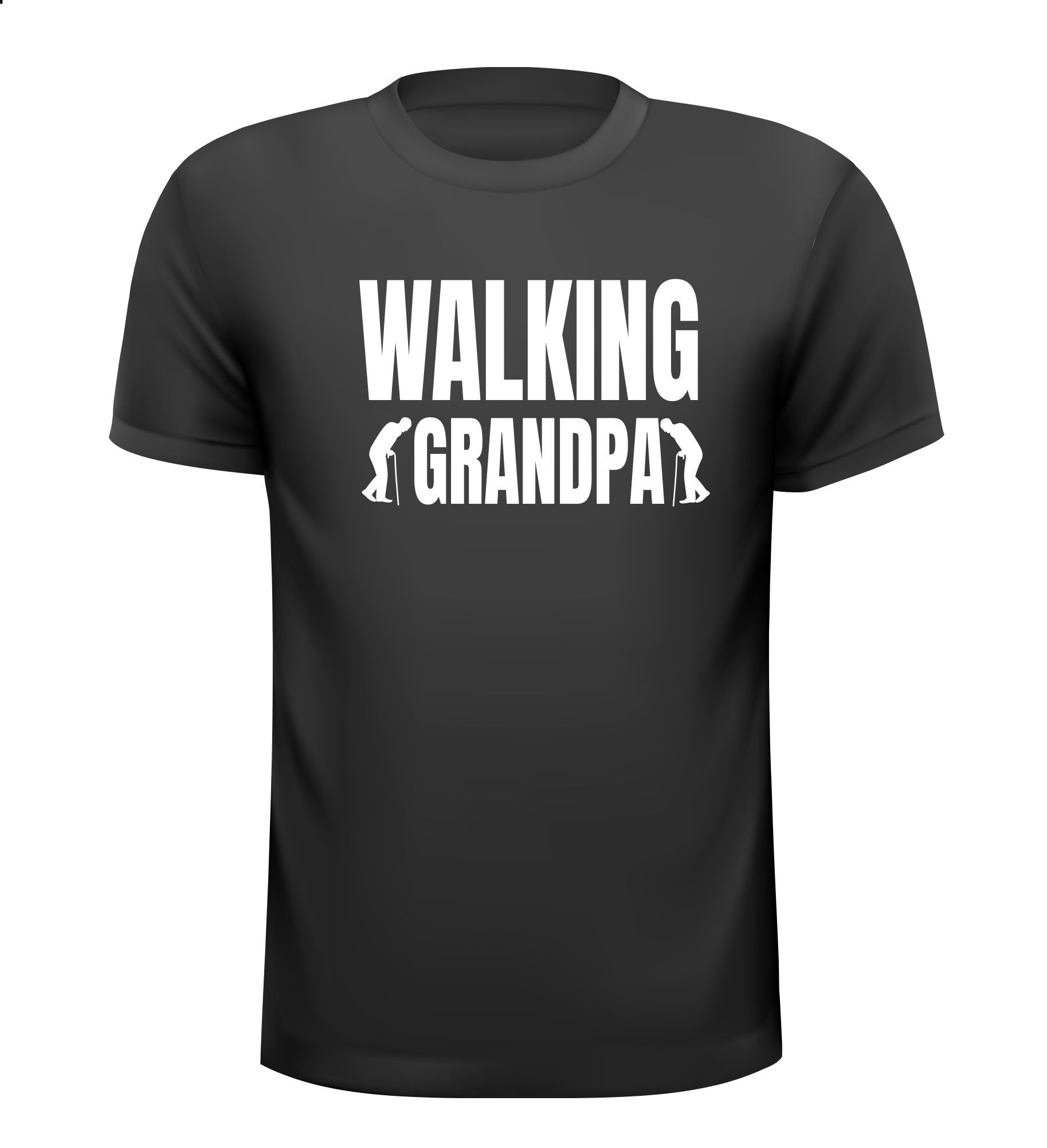  Shirt walking grandpa wandelen opa T-shirt
