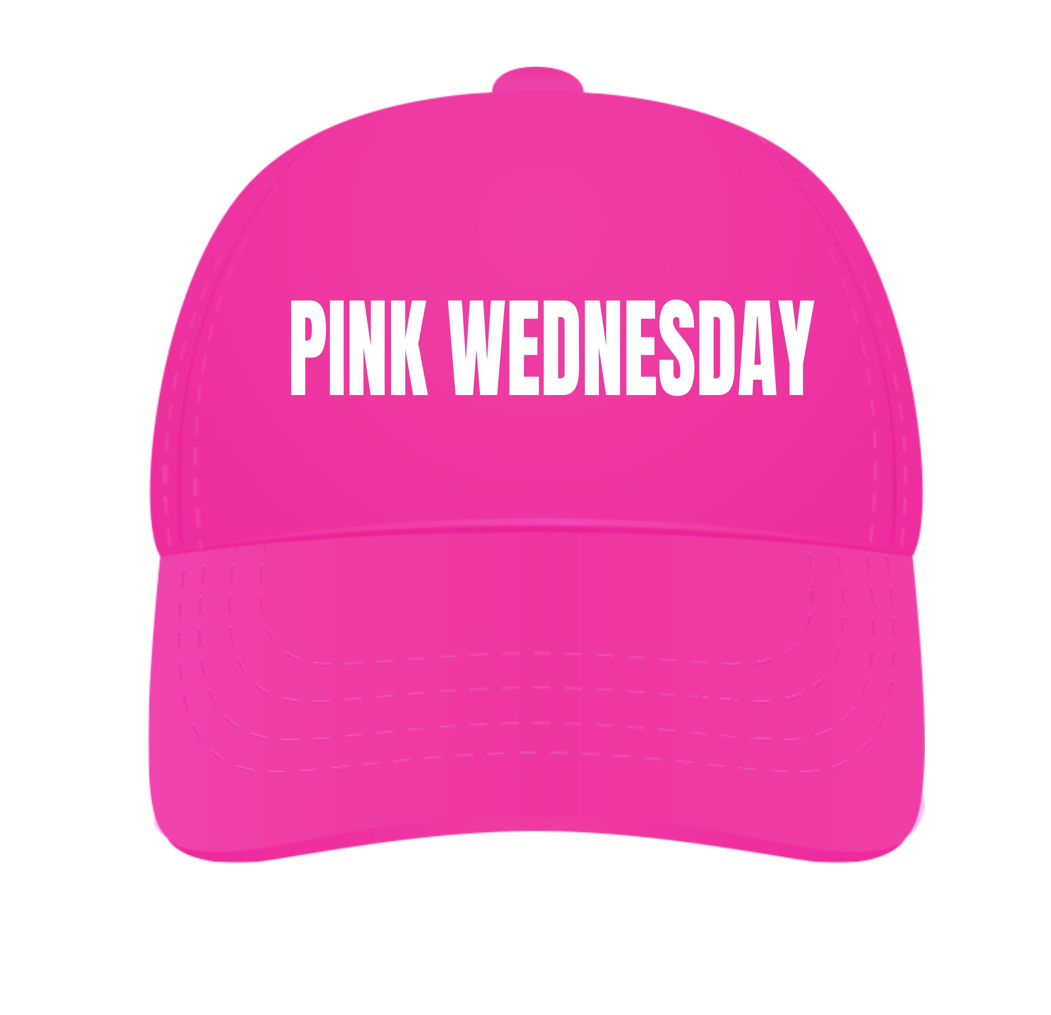 cap pink wednesday roze woensdag.