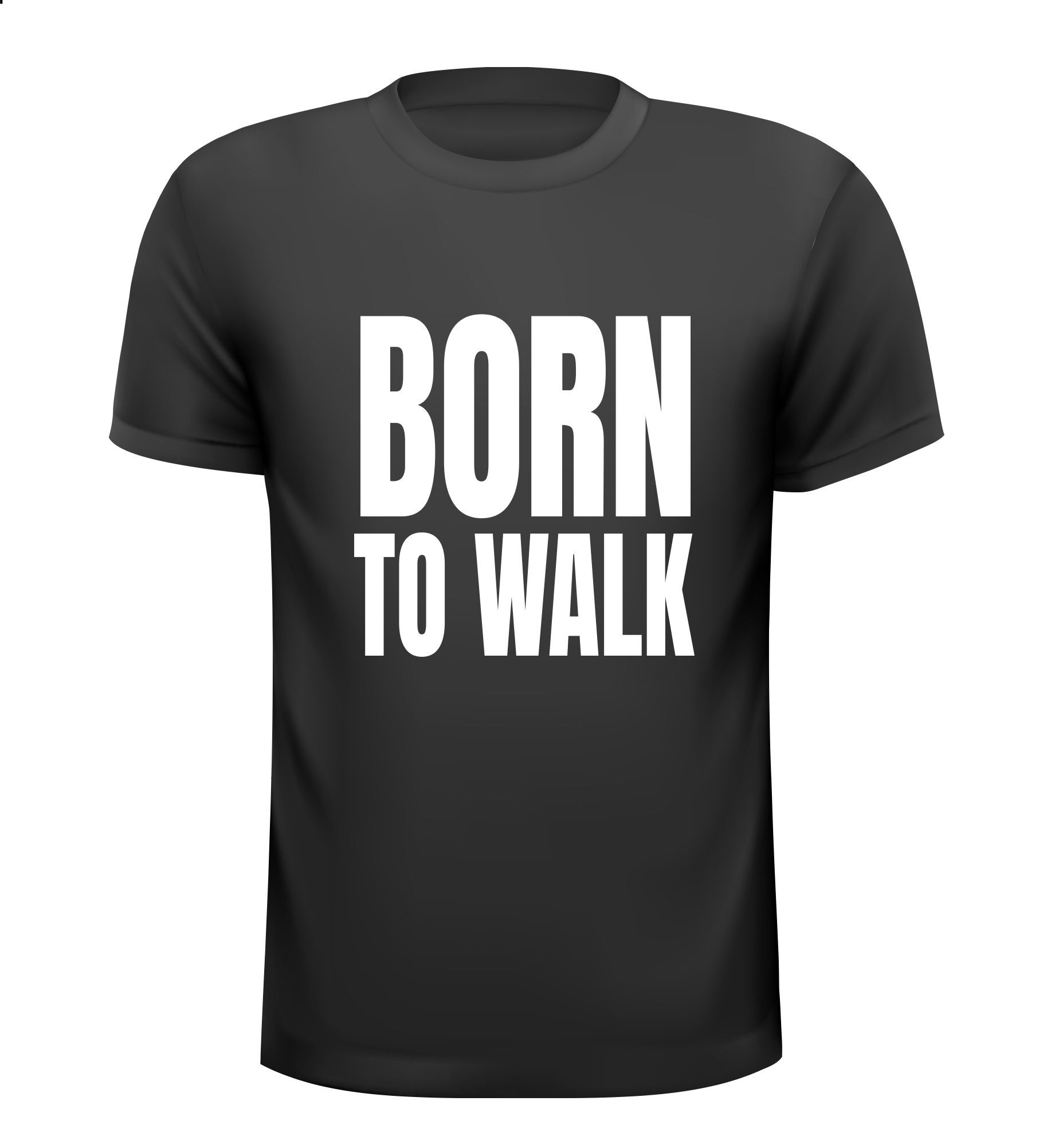Shirt born to walk wandel vierdaagse leuk voor een wandel evenement