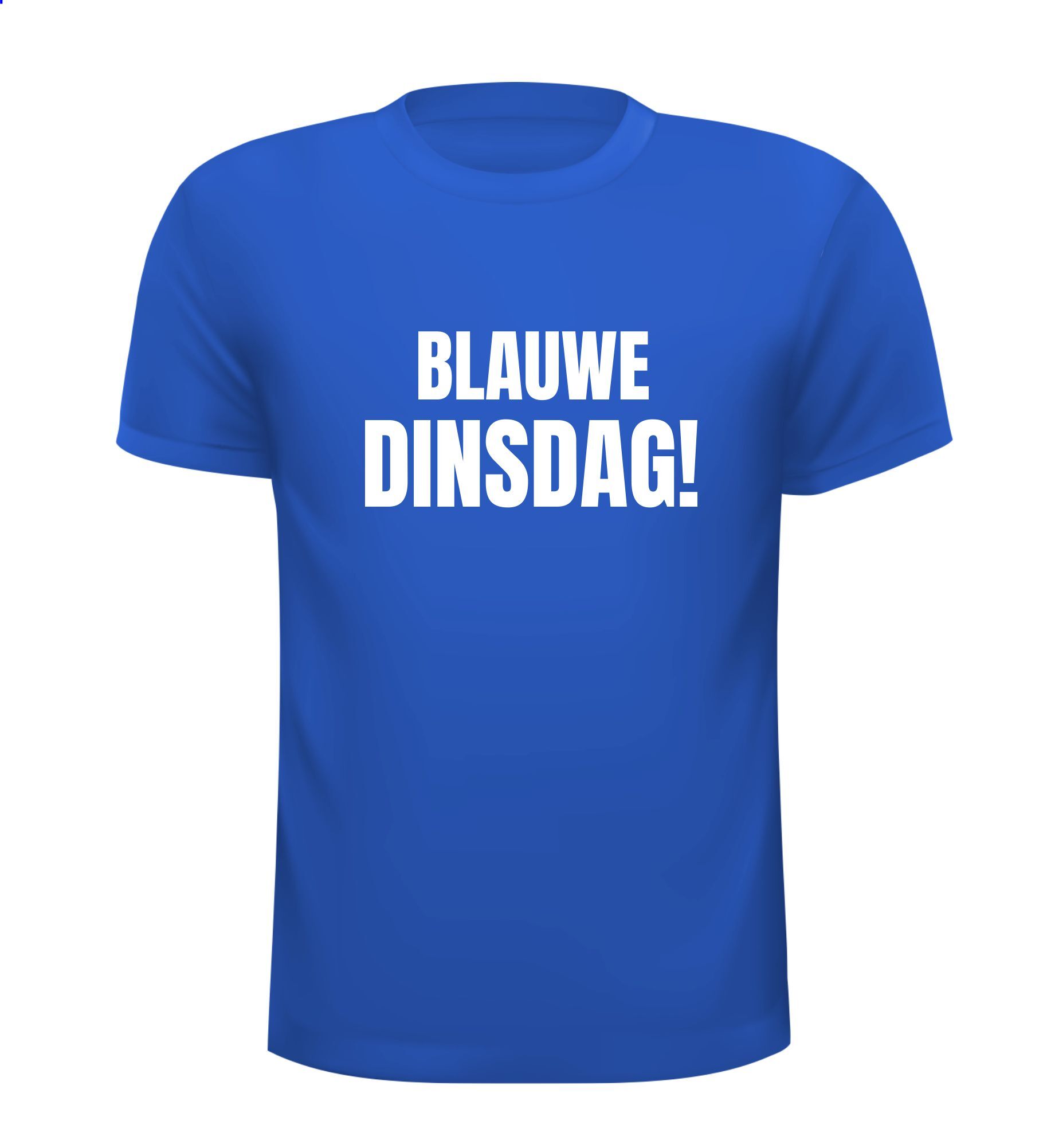 T-shirt blauwe dinsdag