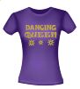 foto 2 Dames Shirtje Dancing Queen seventies gouden glitters lekker fout shirt
