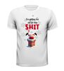 foto 13 Grappig kerst t-shirt i'm getting too old for this shit kerstman vast in de schoorsteen
