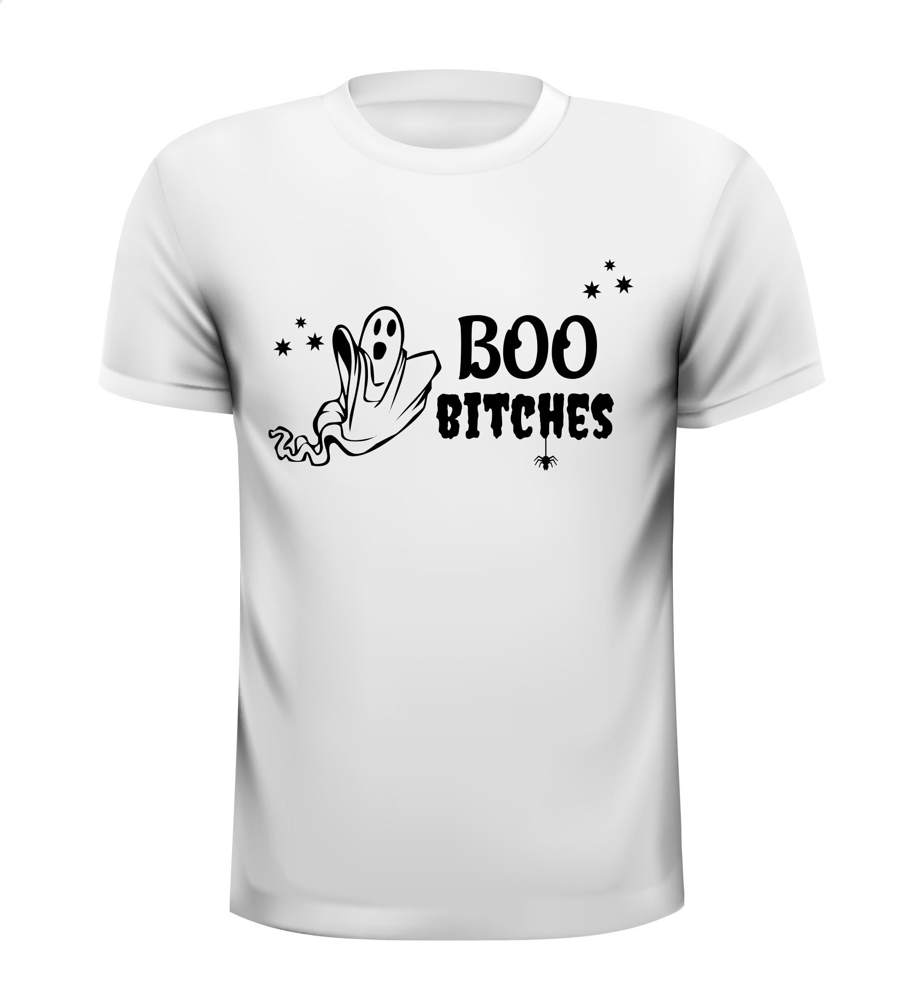 Hallwoeen T-shirt boo bitches schrikken spook