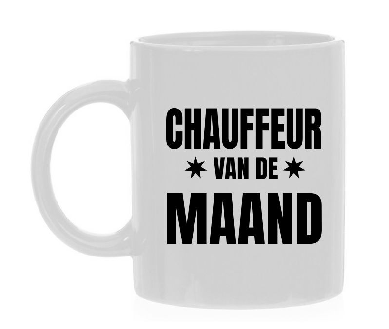 Mok voor de chauffeur van de maand