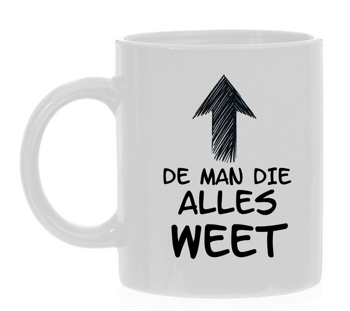 Mok voor de man die alles weet