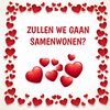 Samenwonen tegeltje zullen we gaan samenwonen?
