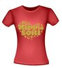 foto 8 seventies T-shirt glitter foute gouden opdruk hippie soul