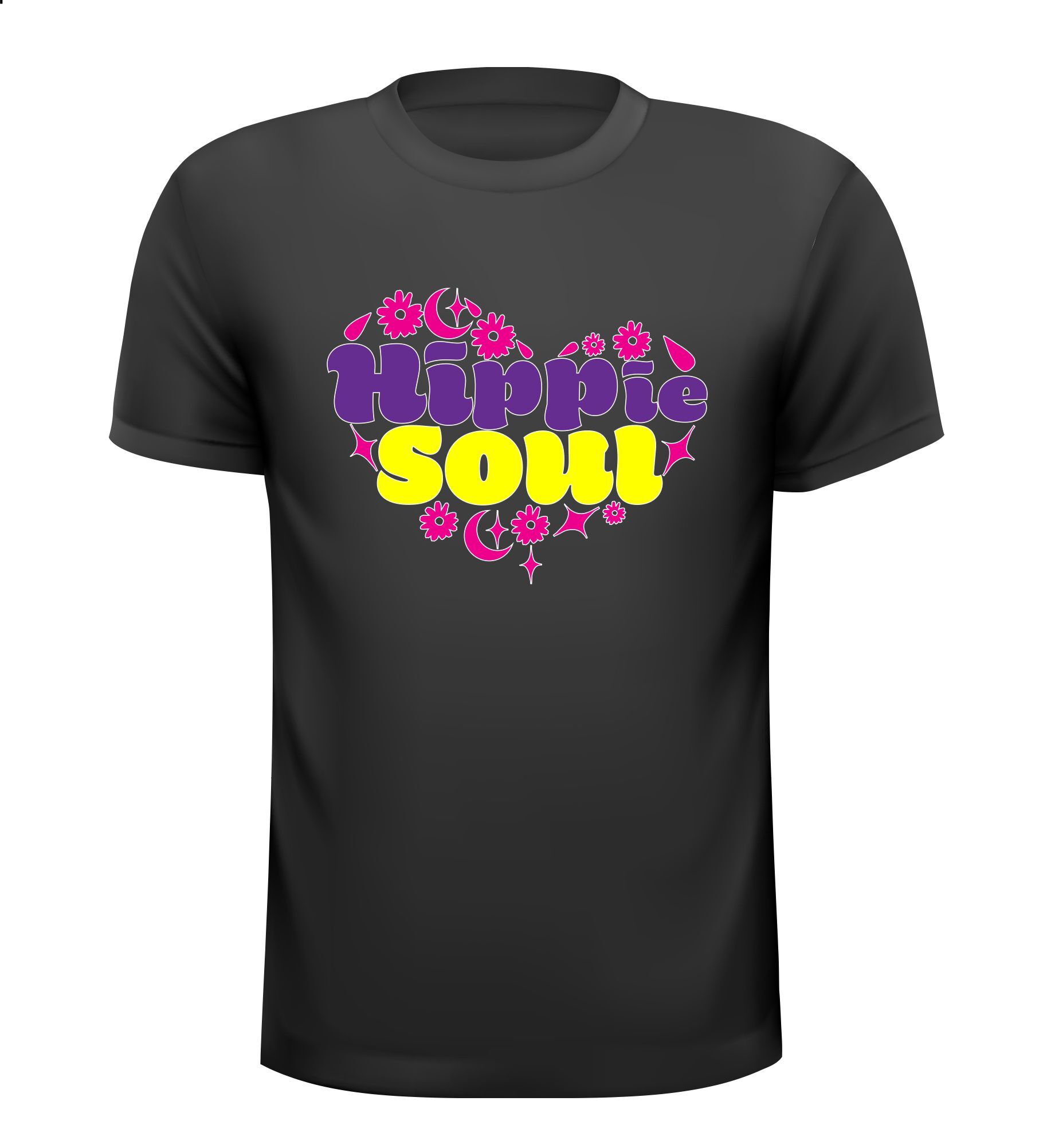 seventies T-shirt hippie soul flower power