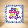 foto 4 Seventies tegeltje stay trippy little hippie