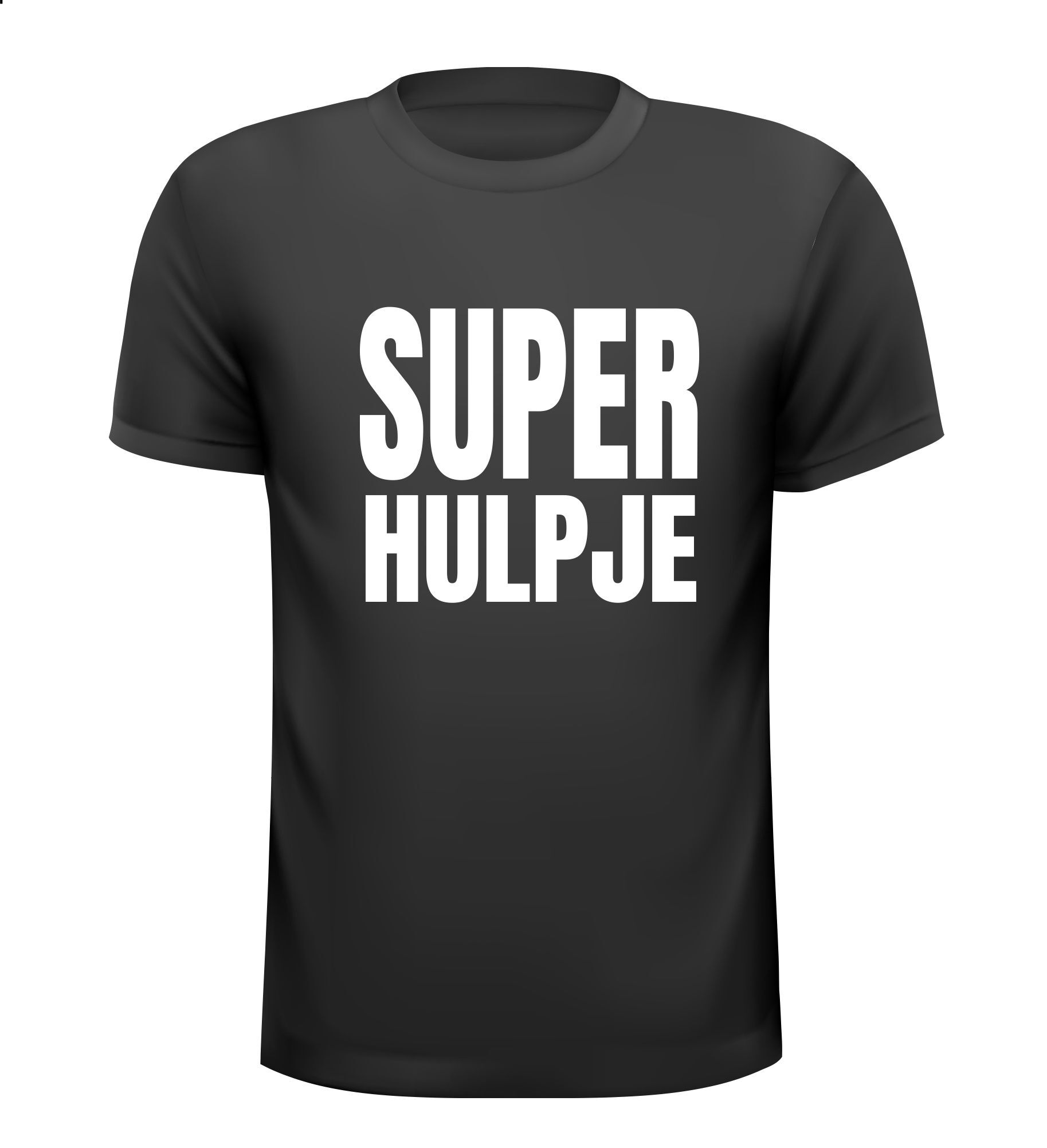 Shirtje voor kids super hulpje opdruk