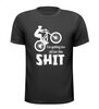 T-shirt  im getting too old for this shit MTB mountainbike shirtje grappig  ik word er te oud voor