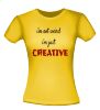 foto 2 T-shirt  i'm not weird - i'm just creative ik ben niet vreemd ik ben creatief