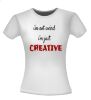 foto 4 T-shirt  i'm not weird - i'm just creative ik ben niet vreemd ik ben creatief
