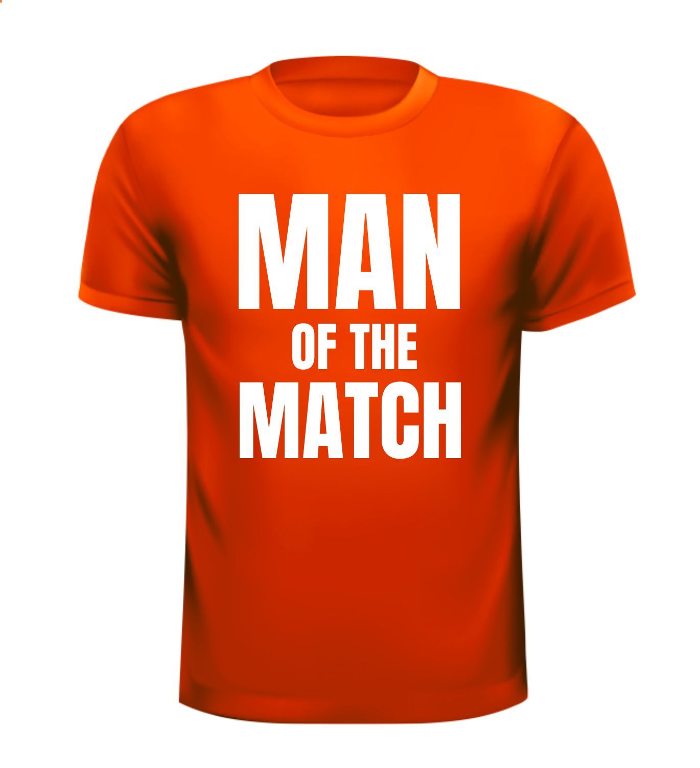 T-shirt man of the match