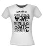foto 4 T-shirt super vet Halloween shirtje beware of ghosts gobling witches spiders monsters bats zombies
