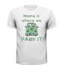 T-shirt voor liefhebbers volkswagen oldtimers  home is where we park the Volkswagen Transporter Oldtimer