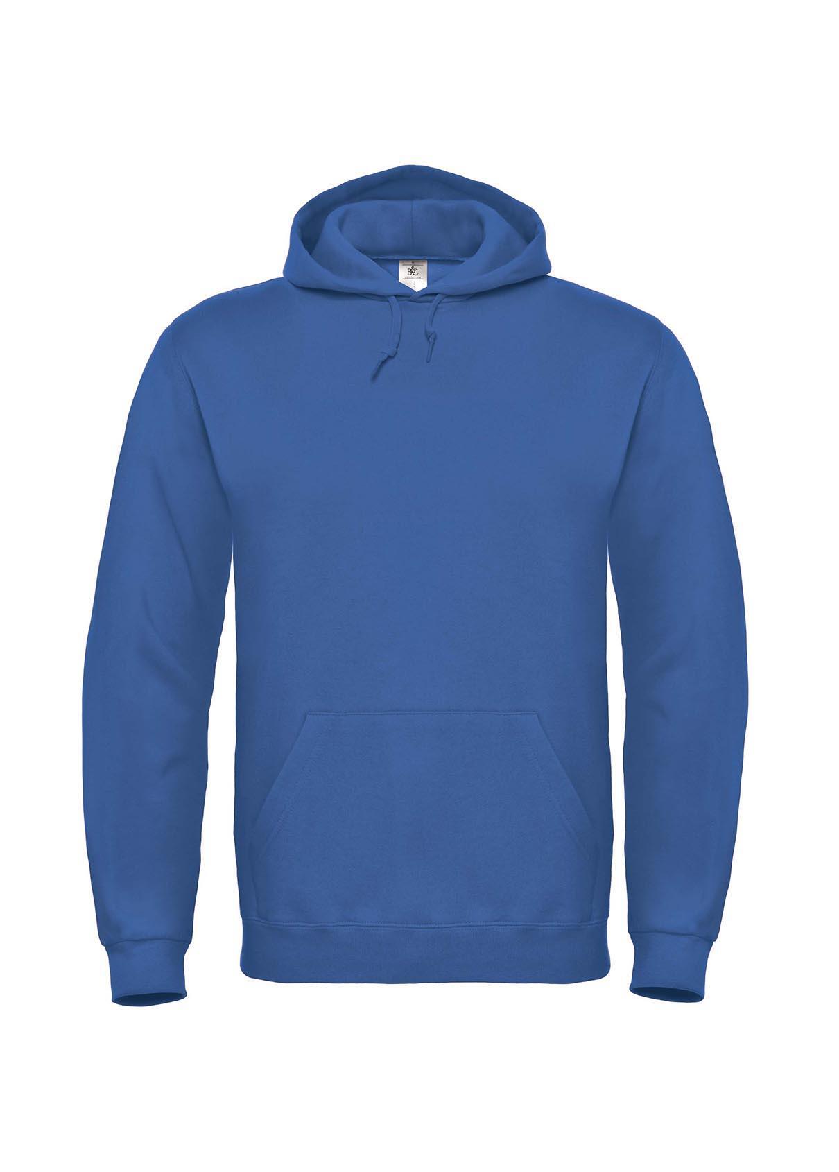 Blauwe Hoodie sweater voor mannen bedrukbaar