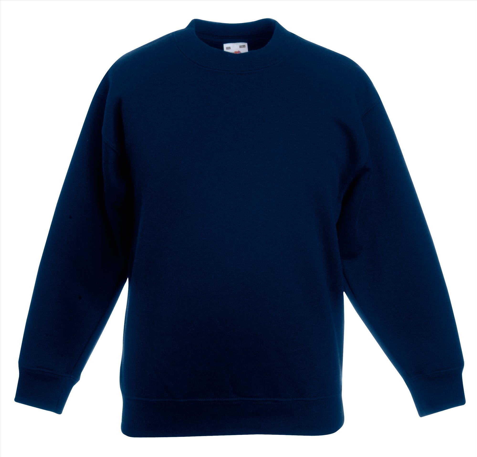 Donker blauwe kinder trui Kinder sweater Premium