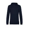 Donker blauwe Trendy hoodie voor mannen bedrukbaar