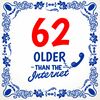Full colour tegel 62 jaar older than the internet 