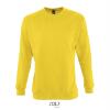 Gele sweatshirt mannen met polyester bedrukbaar Unisex