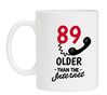 foto 1 Grappige leeftijd mok 89 jaar leuke tekst older than the internet