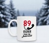 foto 4 Grappige leeftijd mok 89 jaar leuke tekst older than the internet